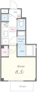 コンフォート・サイト【1階】の間取り