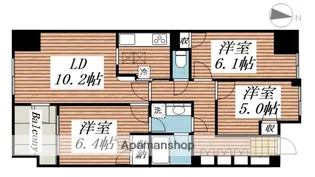 ヒルズ光が丘公園【3階】の間取り