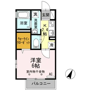 ティカ北町【2階】の間取り