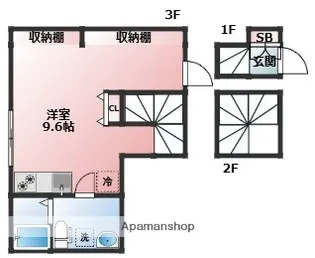エマージテラス練馬光が丘【3階】の間取り