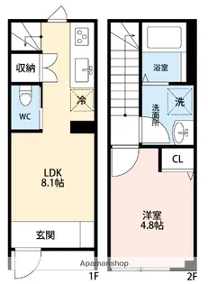 MOK−TERRACE大泉学園【1階】の間取り