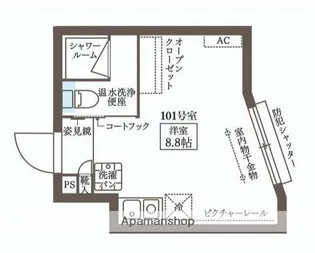 COCOCUBE練馬【1階】の間取り