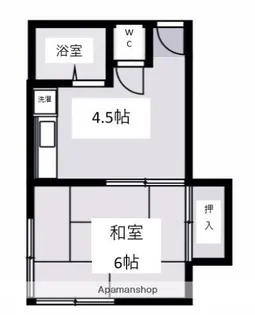 泉幸荘【201号室】の間取り