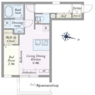 パークサイドレジデンス大泉学園町【2階】の間取り