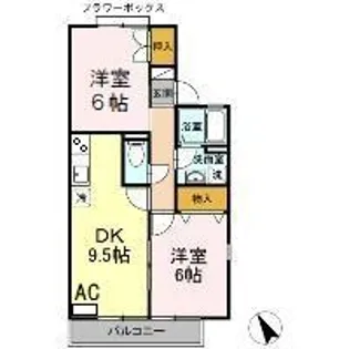 パークアべニュー【1階】の間取り