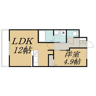 コレンテ【1階】の間取り