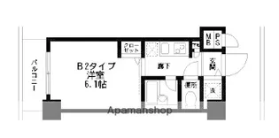 HF練馬レジデンス【8階】の間取り
