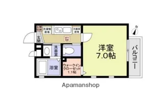 ハイム小竹【1階】の間取り