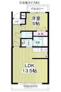 ユーコート新井薬師【1階】の間取り