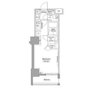 ザ・パークハビオ巣鴨【5階】の間取り