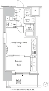 ザ・パークハビオ目白タワー【5階】の間取り