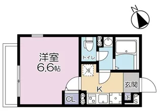 SOLASIA RESIDENCE 大山【2階】の間取り