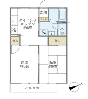 ルミエール【1階】の間取り