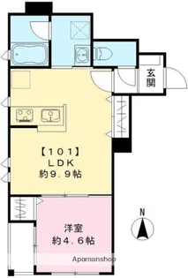 ベルナティオ【1階】の間取り