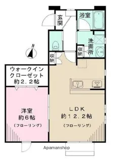 パティオ【1階】の間取り