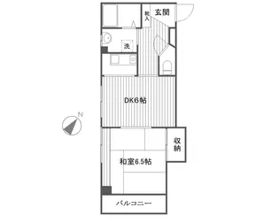 東京都新宿区高田馬場3丁目【マンション】の間取り