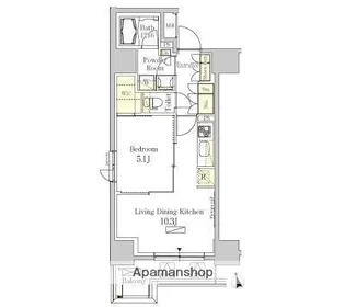 パークアクシス秋葉原EAST【4階】の間取り