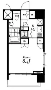 チェスターコート御茶ノ水【7階】の間取り
