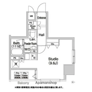 コンフォリア浅草橋DEUX【2階】の間取り