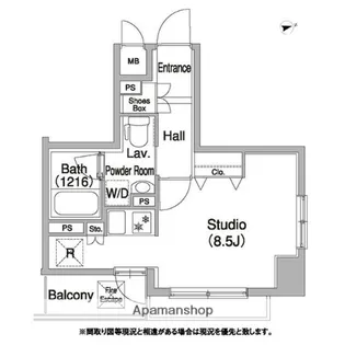 コンフォリア浅草橋DEUX【11階】の間取り
