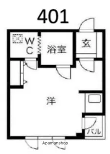 ID.1953/アルファ【4階】の間取り