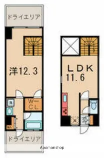 エデュコート小石川【101号室】の間取り
