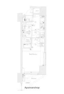 ヴォーガコルテ浅草橋Ⅱ【5階】の間取り