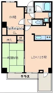 レジディア文京音羽【1階】の間取り