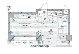 デュオ・スカーラ麹町【2階】の間取り
