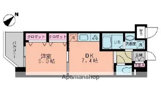 ルーチェ茗荷谷【3階】の間取り
