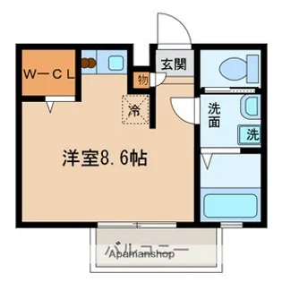 エルミタージュ【3階】の間取り
