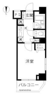 スカイコート錦糸町第2【6階】の間取り