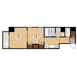 レジディア神田岩本町Ⅱ【10階】の間取り