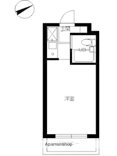 1Rの間取り画像