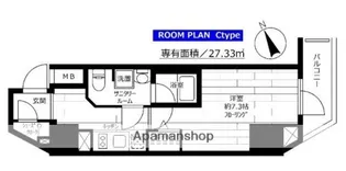ステージファースト浅草橋(アサクサバシ)【6階】の間取り
