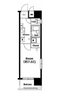 ガラ・シティ茗荷谷【6階】の間取り