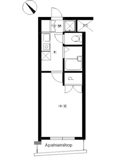 スカイコート九段下【4階】の間取り