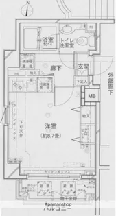 レガリアヒルズ池之端【3階】の間取り