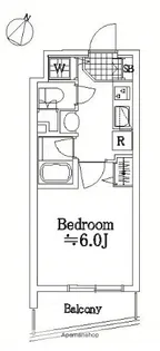 ガラ・シティ東日本橋【7階】の間取り