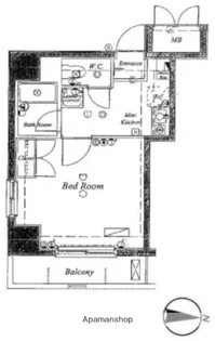 VIDA 017【8階】の間取り