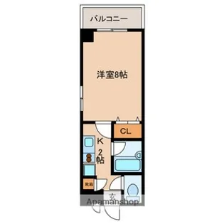 小石川ガーデンハウス【2階】の間取り