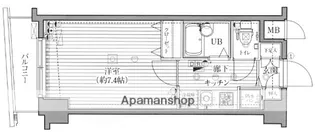 ガラ・ステージ神田神保町【4階】の間取り