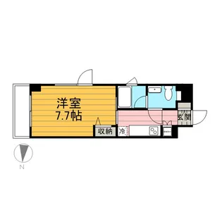 ステージファースト両国南アジールコート【5階】の間取り