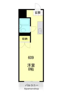 ジュウェル秋葉原【6階】の間取り