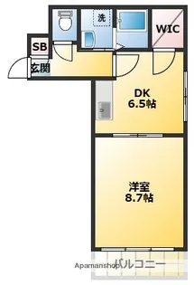 ヴェリテ有賀【3階】の間取り