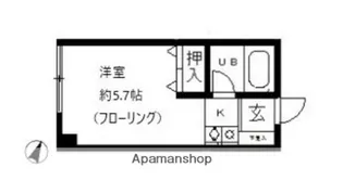 小石川ガーデン【1階】の間取り