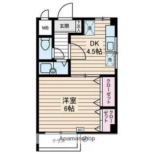 RIKIパレス【1階】の間取り