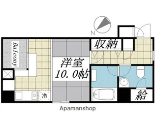 メゾンドヴィレ東神田【6階】の間取り