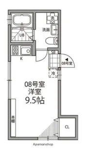 グランエッグス東大前【1階】の間取り