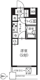 ラ・レジダンス・ド・千駄木【2階】の間取り
